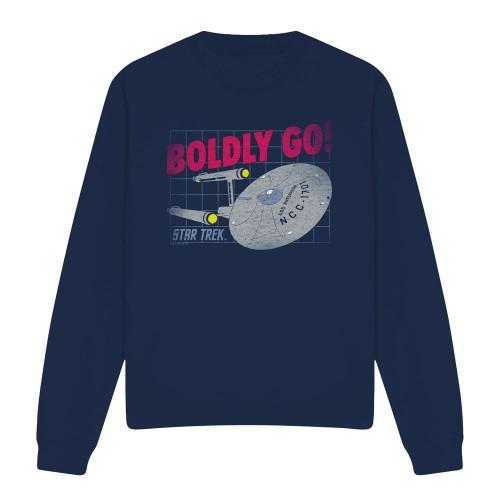Star Trek Unisex Adult Boldly Go Sweatshirt