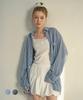 MOOD INSIDE WOMAN (Woman) Seersucker Wrinkle Check Shirt_2 Colors