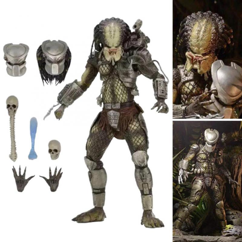 NECA Action Figure Jungle Hunter Predator Ultimate Deluxe Model Toys 7"