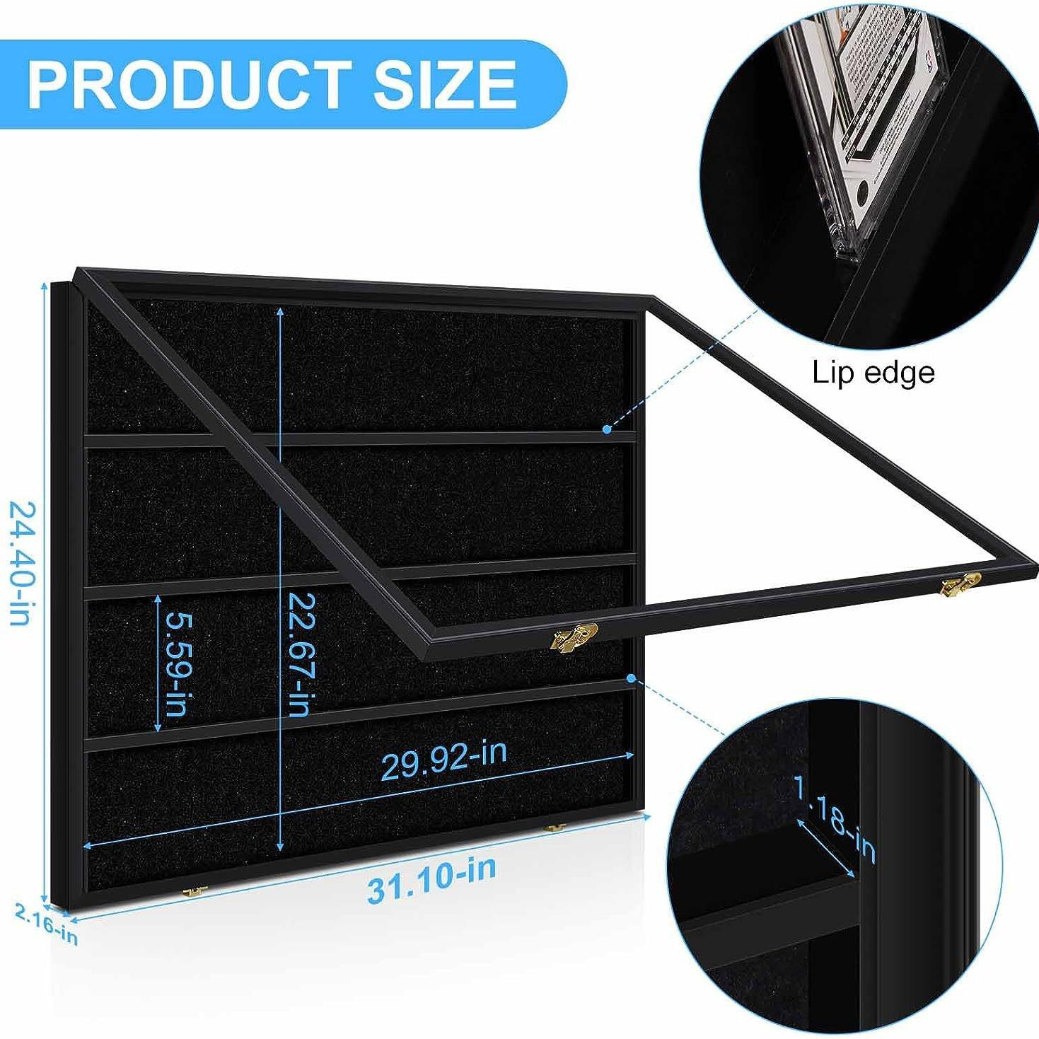 

Рамка для показа спортивных карточек: Настенный стенд для коллекции бейсбольных карточек 78*62*5.3cm