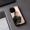 M-Michael C-Corleone Phone Case For IPhone 17 Air 16 E Pro Max 15 14 13 Mini 12 Pro 11 Max Plus Black Glass Cover