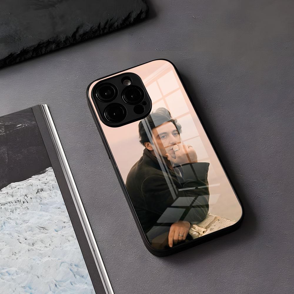 M-Michael C-Corleone Phone Case For IPhone 17 Air 16 E Pro Max 15 14 13 Mini 12 Pro 11 Max Plus Black Glass Cover