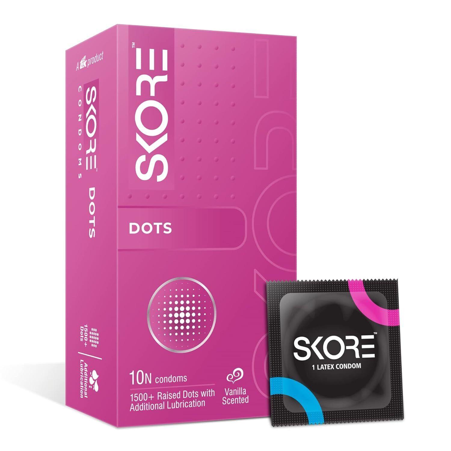 РџСЂРµР·РµСЂРІР°С‚РёРІС‹ Score Raising Dots СЃ Xtra Lub - 10S