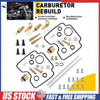 Carburetor Carb Rebuild Repair Kit For Yamaha V-STAR 1100 XVS1100A CLASSIC 00-09