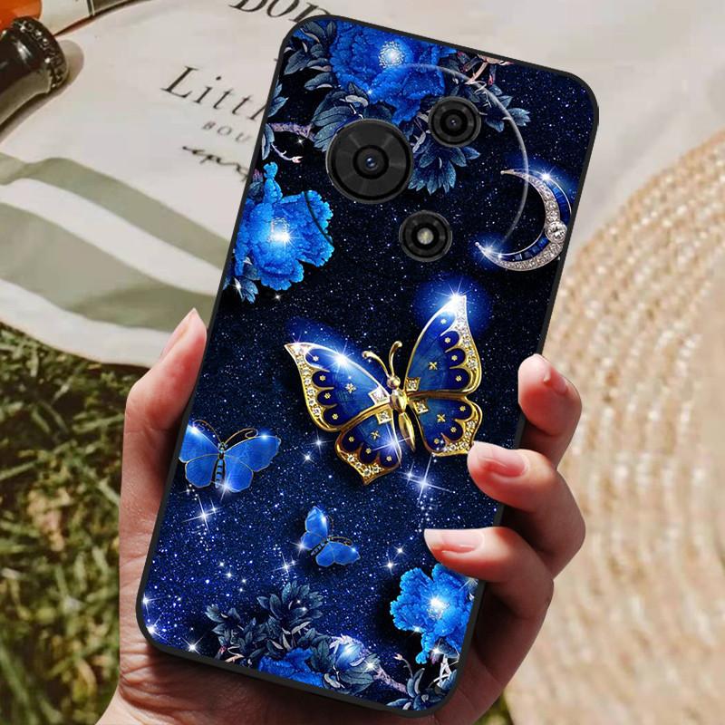 Capas de Celular Para TCL 605 T517D Case Pintado Design Fofo Silicone Macio Capa Traseira Para TCL 60 SE 60SE Cases TCL605 Coque Fundas