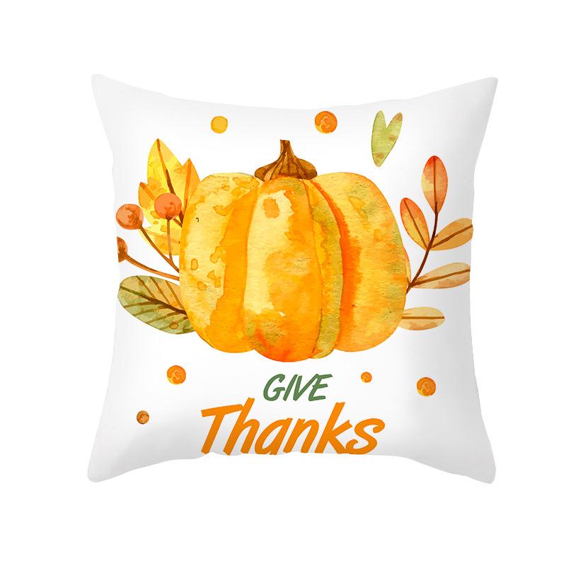 Autumn Harvest Pumpkin Pillow Cover Shopee Home Furnishings Nordic Peach Skin Pillow Cover Sofa Cushion
