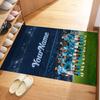 Manchester City Personalized Name Carpet Suitable for Decorate room Playrooms Kitchen Study room Anti-slip Rug Decorate Offices
