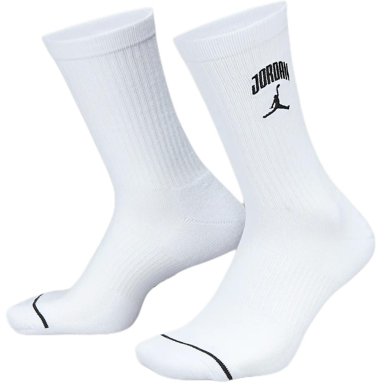 Мужские носки Jordan Crew 1 пара Белые HJ2434-100 5-8