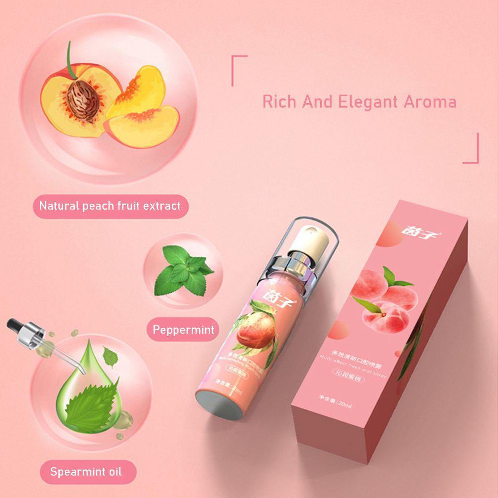 Buy Mint Flavor Safety Peach Flavor Breath Freshener Breath Cleaner