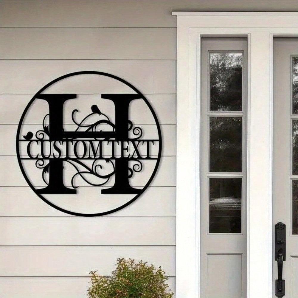 Custom Metal Letter Sign, Personalized Name Plate for Wall Decor, Birthday Gift, Housewarming, Wedding, Party Decoration