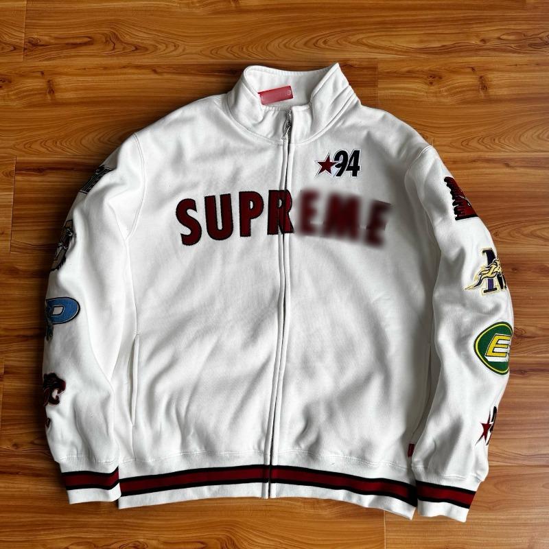 Men's and women's alphabet decal waterproof hooded zipper jacket