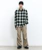 INSILENCE Vintage Print Military Pants Sand Beige