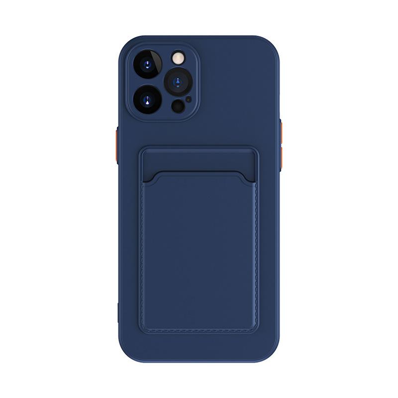 Silicone with Card Holder Phone Case for Samsung Galaxy A05S A05 A15 A25 A35 A55 A24 A34 A54 A14 A13 4G 5G Shockproof Cover
