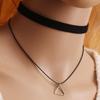 European Retro Geometric Triangle Necklace Pendant Necklace Personality Double Single En Gros Necklace Women Gothic