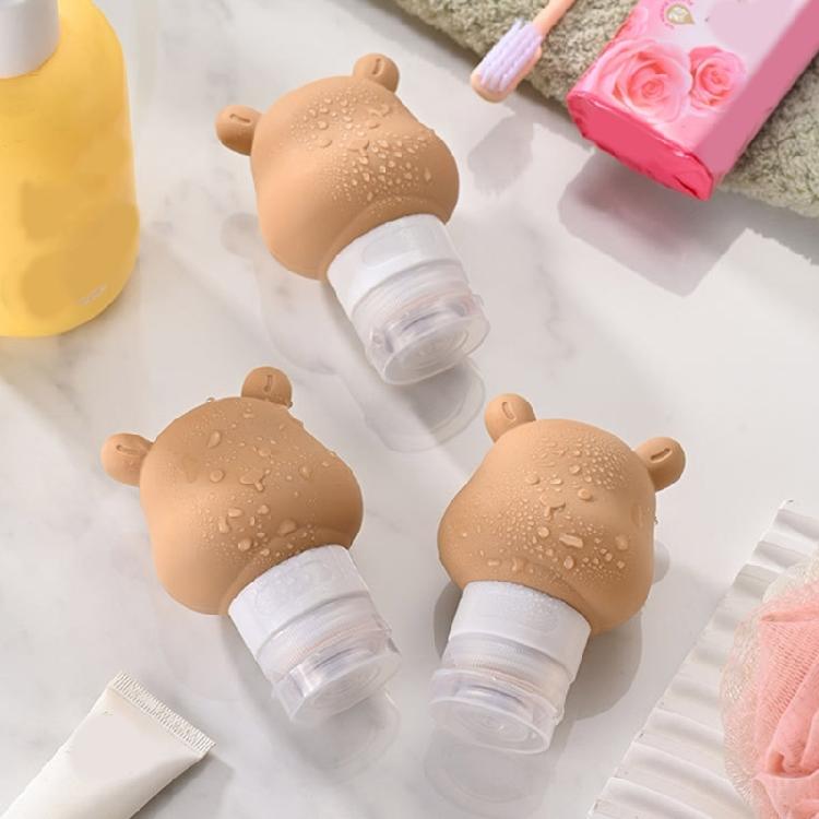 Silicone Bear Travel Bottle Leak Proof Squeezable Refillable Travel Accessories