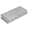 Edelstahl BBQ Smoker Box Silber Rechteckiges Smoker Rohr Barbecue Zubehör Nicht Verformbar Hitzebeständig Pellets Rauch Box