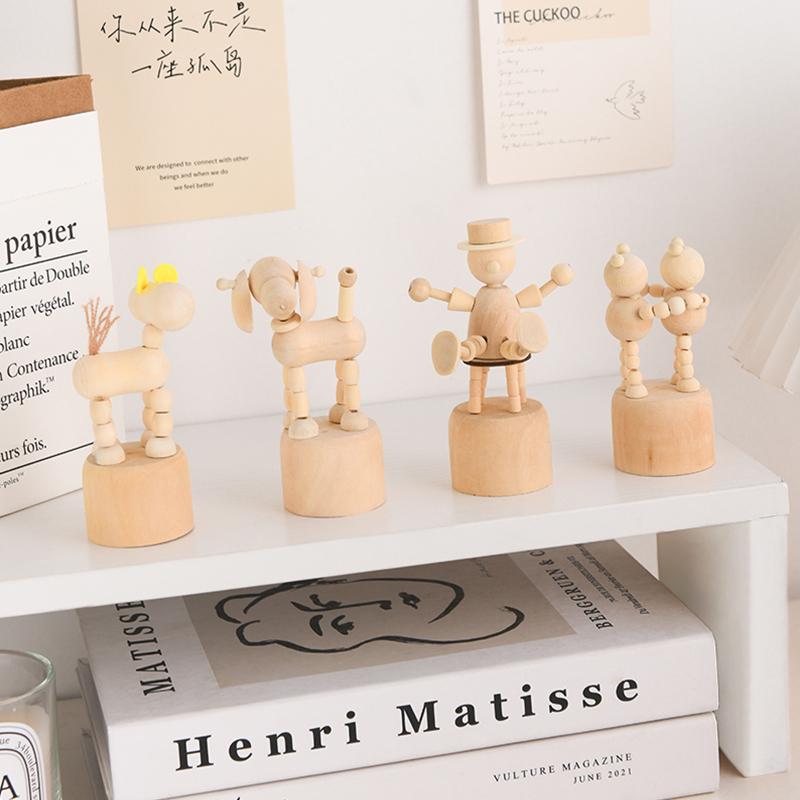 Cute Dancing Puppet Ornament Series Kawaii Animal Ornaments Bedroom Desktop Ornaments Birthday Gifts for Children