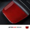 For Subaru BRZ/Toyota GR86 2026-2026 Carbon Fiber Rear Seat Center Console Panel Trim Stickers Car Interior Tuning Accessories