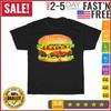 Hamburger Burger Essen Tag Geschenk Brötchen Cheeseburger Grillen T-Shirt Herren Damen T-Shirts Oberteil Herren Damen NEU