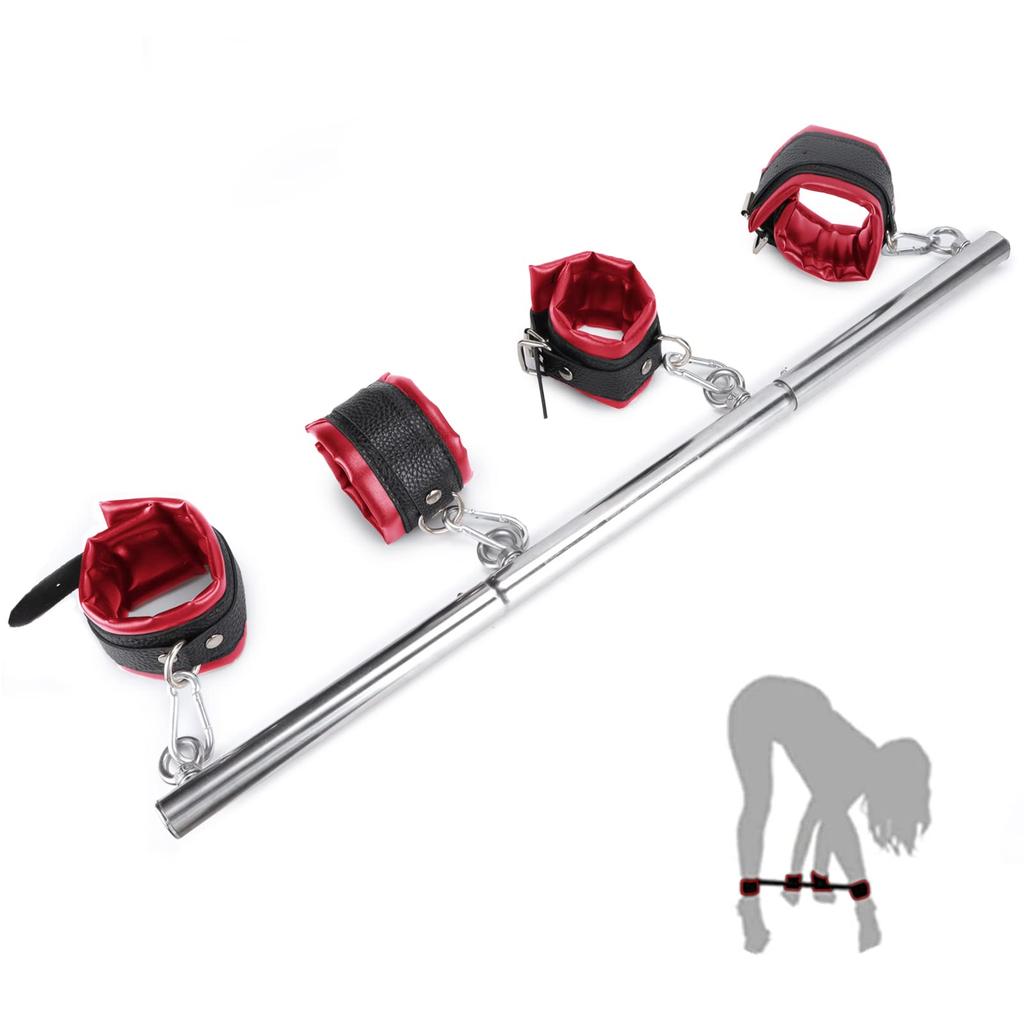 Ninonly SM Goods Steel Restraint Leg Leg and Hand SM SM Breaks Japanese Instruction Manual Included Set, Rods, Handcuffs, Cuffs, Restraints, Cosplay,