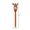 Inflatable Horsehead Stick Soft Comfortable Brown Toy for Cowboy Themed School Event Kids Stage Performance Prop