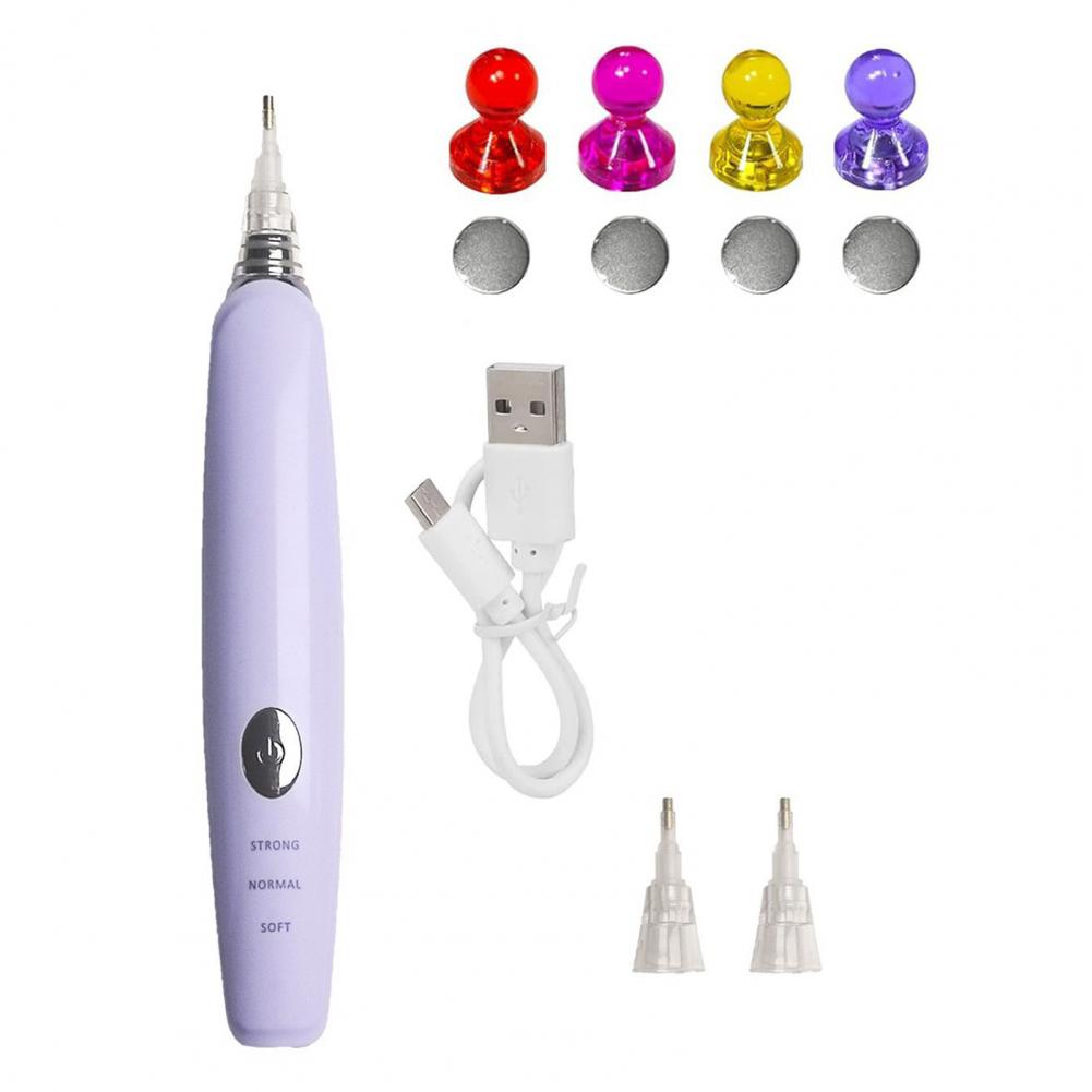 

Wax-free Diamond Art Pen Automatic Diamond Art Pen Wireless Diamond Art Pen with Adjustable Suction Mode for Adults for Electric фиолетовый