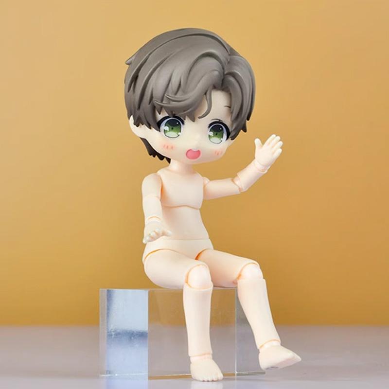 9.6cm 11CM Moveable Joints Doll toys YMY body suitable for GSC head ob11 1/12BJD doll body spherical joint doll toy hand set