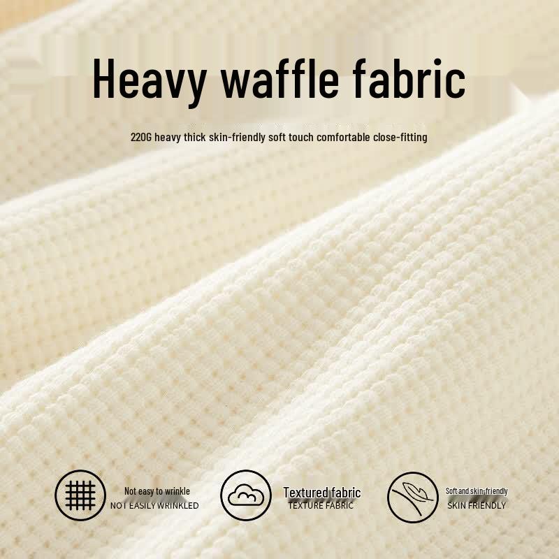 Mark Fairwhale Men's Waffle Knit Short Sleeve Polo Shirt