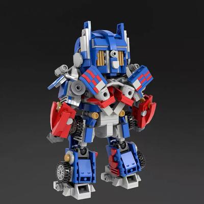 Building Blocks Compatible With Sd Optimus Prime Assembly Puzzle Building Blocks Toy Mecha Transforming Toy Kids Intelligence