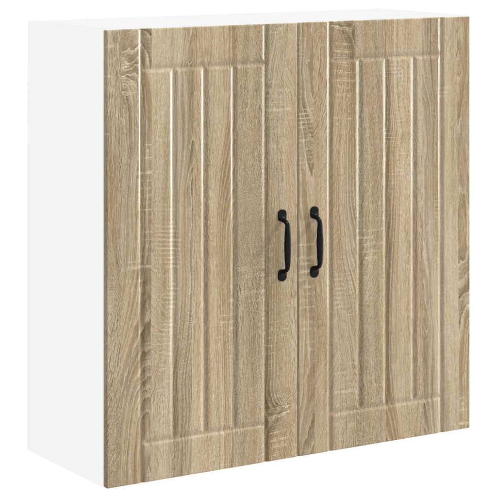 Wall Cabinet LUCCA Sonoma Oak 80 x 31 x 80 cm Particleboard
