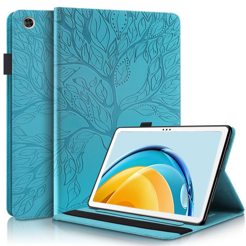 Tablet Case For Huawei MatePad SE 10.4 2022 Cover 3D Imprinted Tree Leather Silicon Stand For MatePad SE AGS5-L09 W09 10.4" Tablet Cover