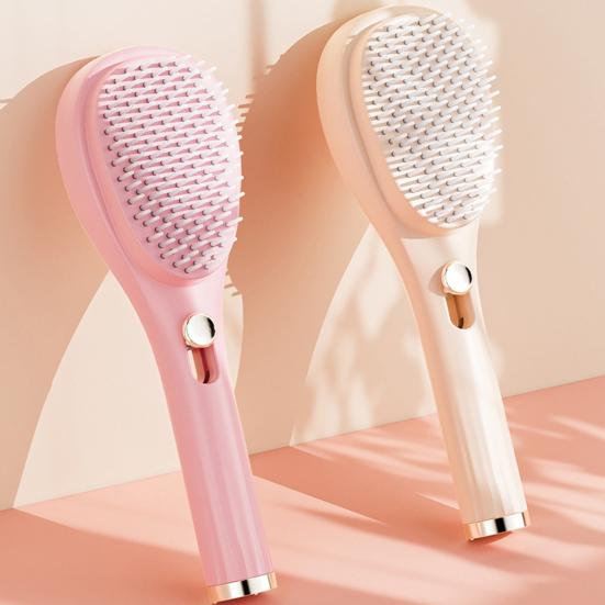 Retractable Hair Brush Double-sided Self-Cleaning Scalp Massage Anti-static Air Cushion Comb Portable Men Women Hair Detangling Styling Brush