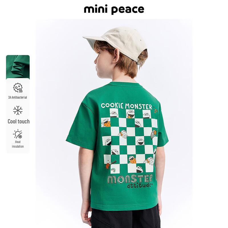MiniPeace Boys Cartoon Short-Sleeve T-Shirt 110