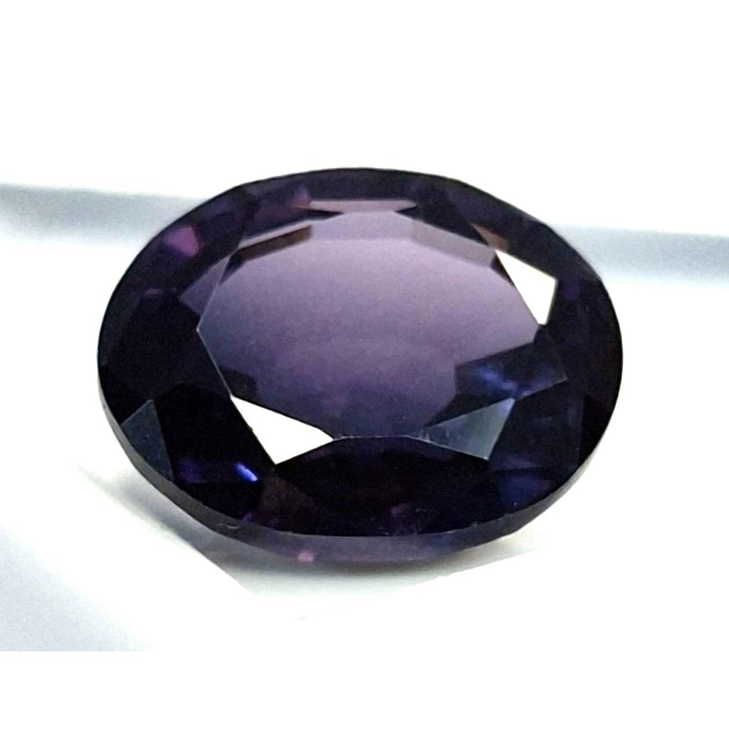 Natural Dark Purple Iolite 7-9 Ct Oval Cut Certified Stunning Loose Gemstone