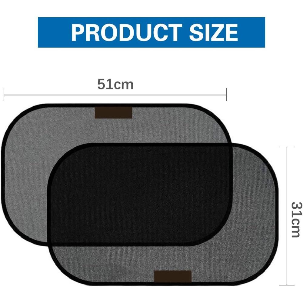 

Солнцезащитный козырек для бокового окна автомобиля 20”X12” 2-pack