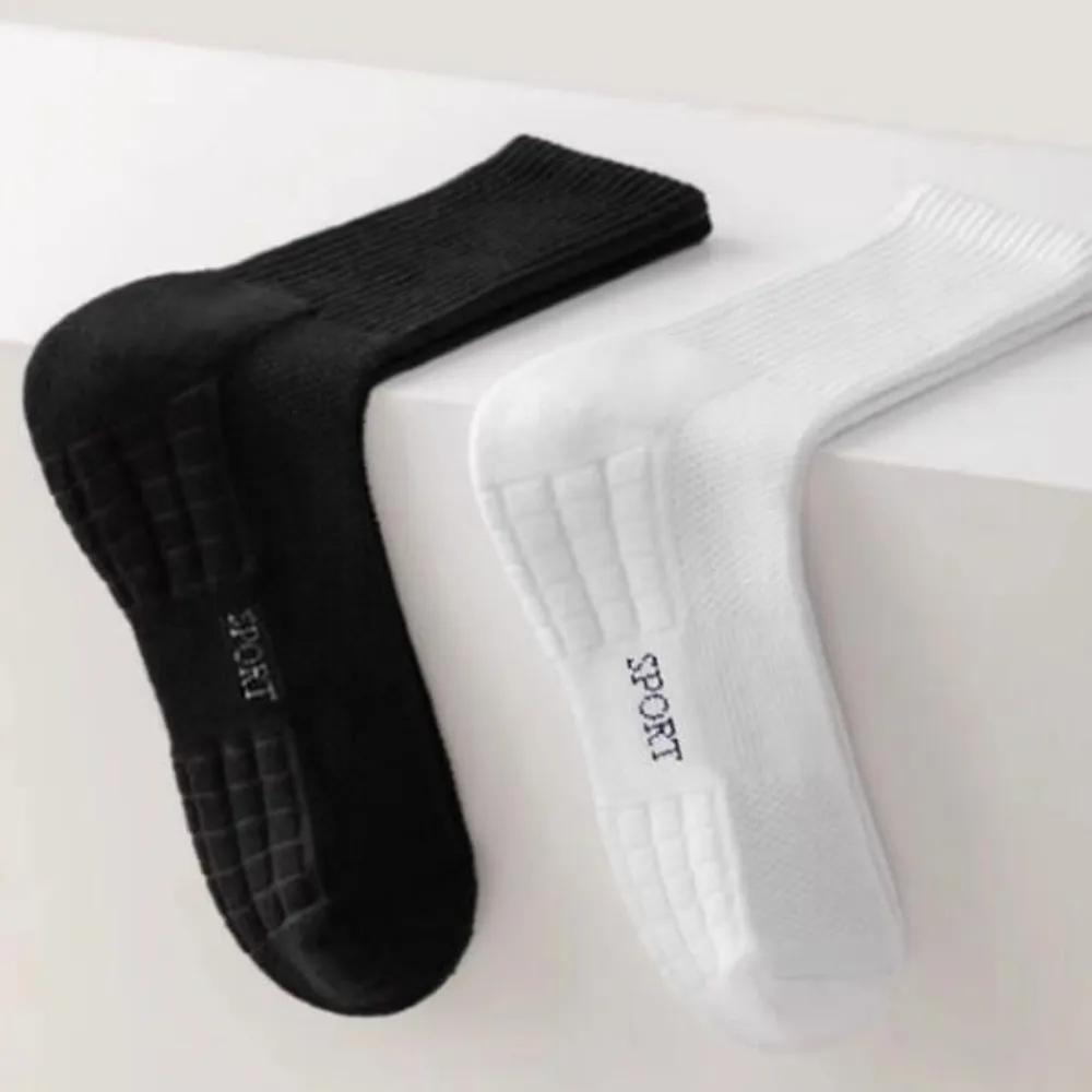 Non-slip Sports Socks, Non-slip Running Socks, Set of 4 Black, 4-pack