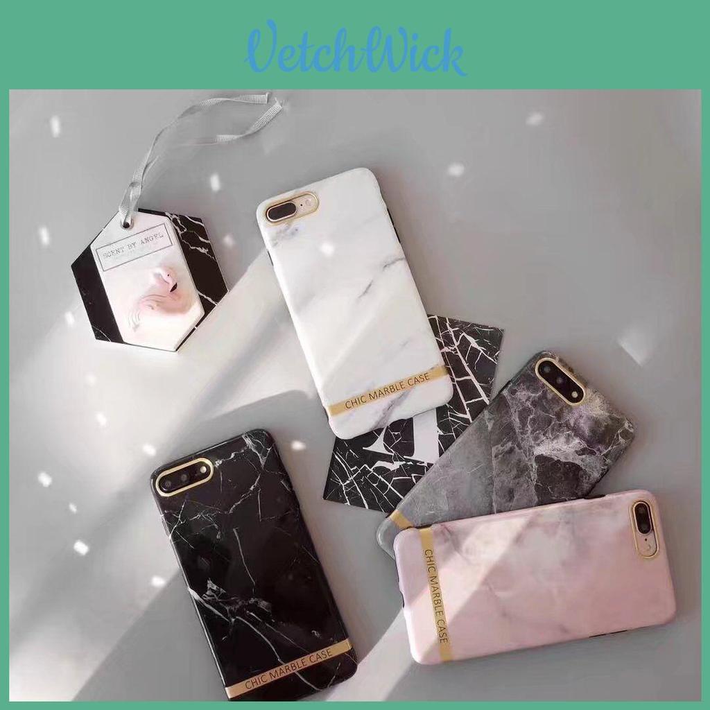 Marble Fashion Golden Printed Glitter Soft Tpu Case For Iphone 6s 7 Plus 8