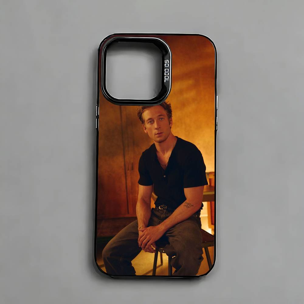 Jeremy-y Allen-n Weißer Schauspieler Handyhülle Für iPhone 17,16,15,14,13,12,11 Plus,Pro Max,XS,Bunte Silberne Handyhülle Funda Cover