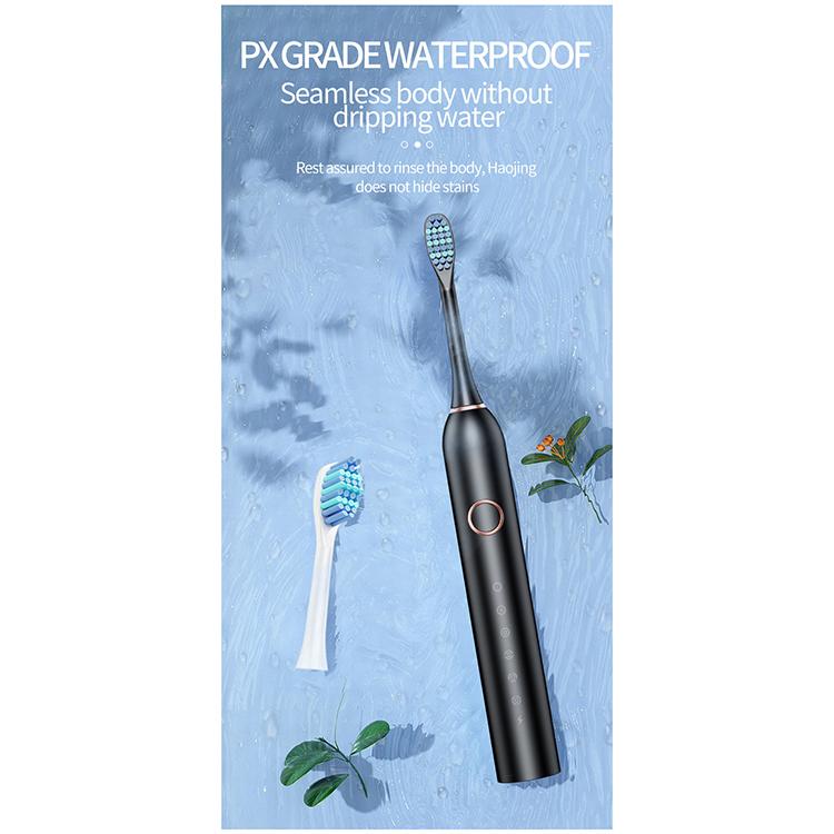 Sonic Electric Toothbrush, Dupont Soft Bristles, 6 Modes, Type-c Charging, IPX7 Waterproof Adult Power Toothbrush