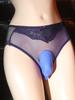 Sexy Niedrige Taille Herren Spitze Slips Beule Beutel Konvexer Scheide Exotische Gay Unterwäsche Netz Durchsichtig Slip Atmungsaktiv Unterhose Dessous