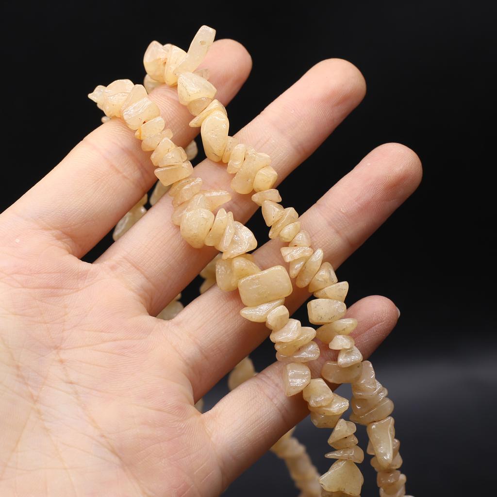 Mărgele de piatră naturală Jad alb/fluorit Mărgele de pietriș pentru realizarea de bijuterii DIY Colier Cercei Brățară Accesoriu Lungime 80 CM