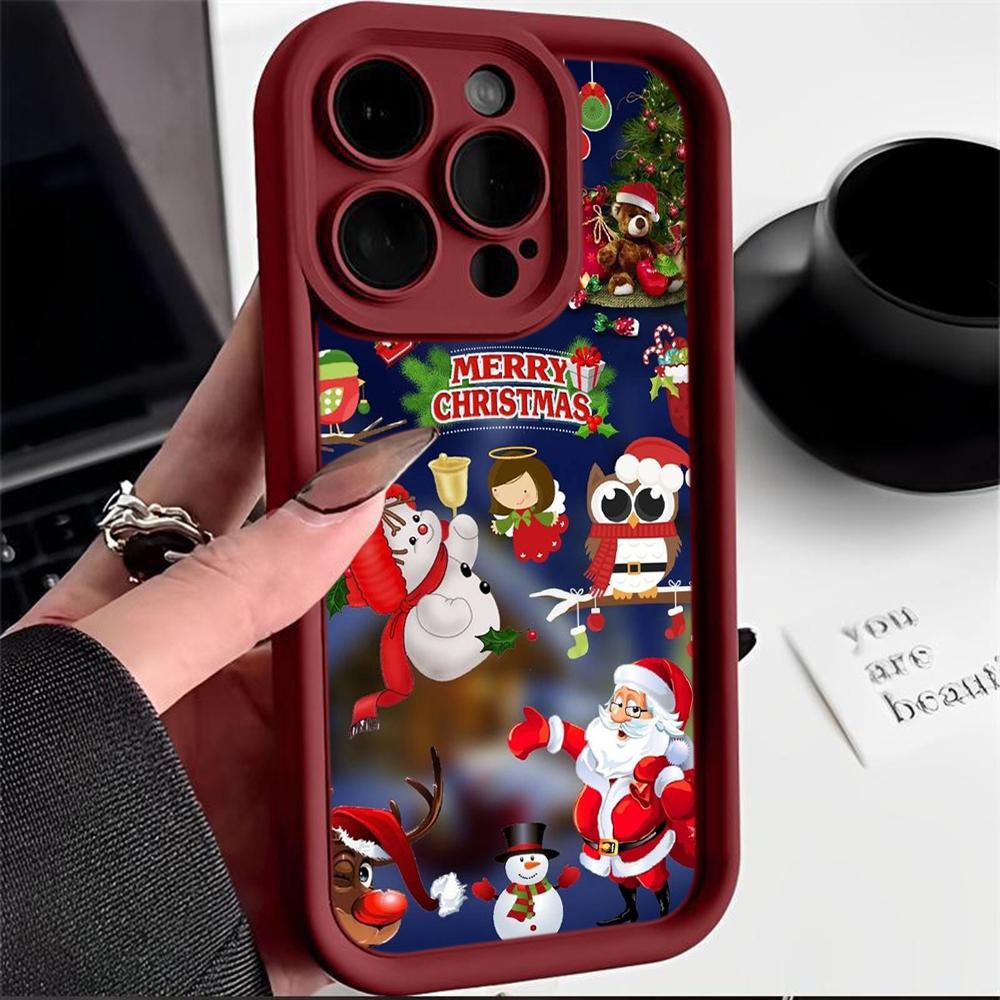 Husă moale Sky Eye Ladder pentru Xiaomi 14T Redmi 13c 14c Note 12 13 Pro Toate modelele Xiaomi Redmi Huse pentru telefon NY38 Anul Nou Crăciun fericit Pom de Crăciun