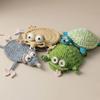 Crochet Coaster Frog Squid Turtle Insulating Coffee Mats Animal Pattern Drink Coasters Novelty Gift for Home Party Office