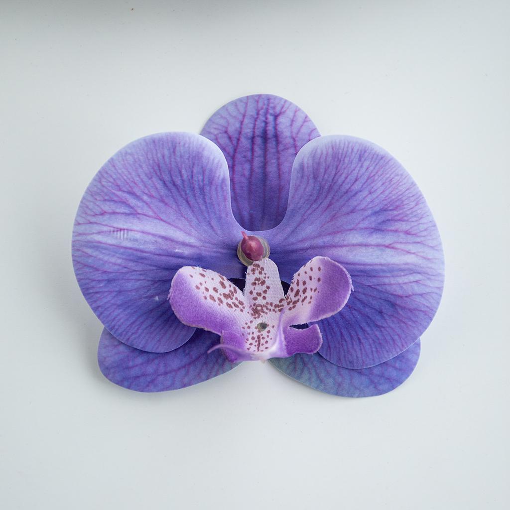 Butterfly Orchid Artificial Flowers Hot Sale Items Festival Wedding Bridal Accessories Headwear Air Clips Diy Gift Box Scrapbook