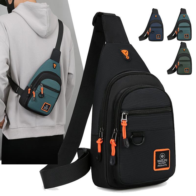 

Men s Business Chest Bag, Multi Layer, Single Shoulder Cross Shoulder Backpack, New Style, Portable, Durable, Men s Bag, Sports Outdoor Backpack темно-синього кольору