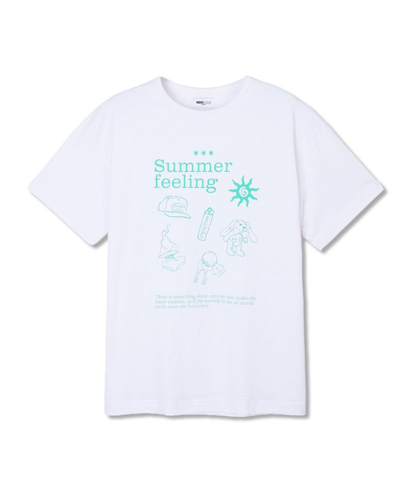 Michikoleondeonkosino Summer Feeling T-Shirt White