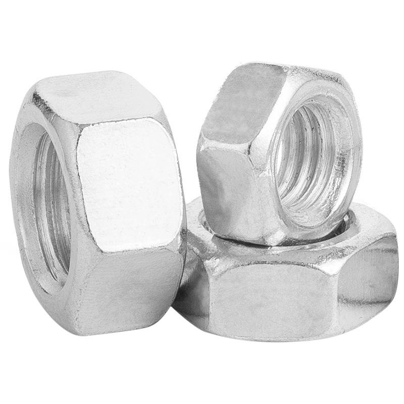 Custom Hexagon 304 Stainless Steel Nuts - DIN934 M3/M4/M5