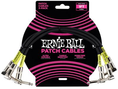 6075 Patch Cable 3 Pack 1 Feet PATCH CABLE 3Pack 30cm Black [Genuine Product] ANGLE/ANGLE