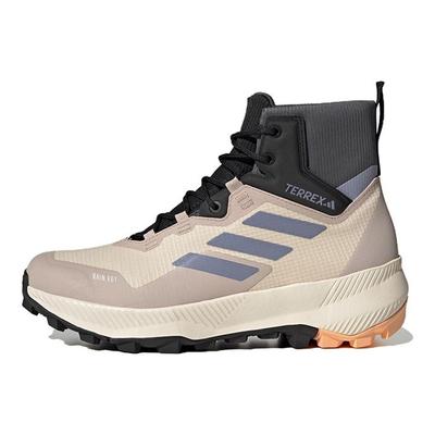 Terrex WMN Mid Rain.RDY Sand Strata Violeta Prateado Tênis Femininos Castanho Laranja Ácido GW6866