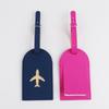 Hot Stamping Plane Luggage Tag Honeymoon Wedding Bridal Shower Gift Cute Suitcase Tags for Women Men Travel Accessories